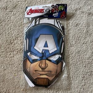 Pack of 8 Marvel Superhero Avengers Character Masks (Paper) NEW